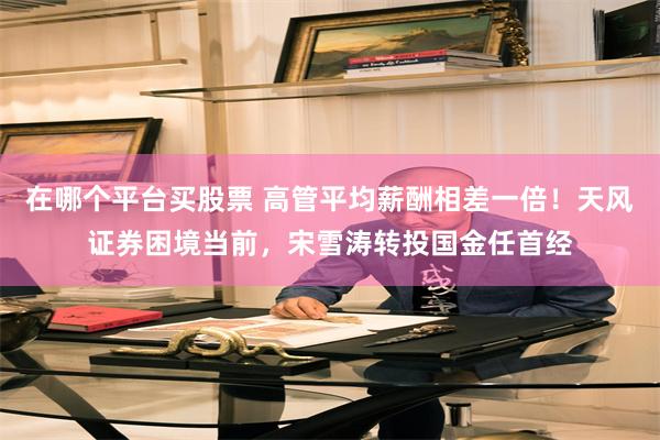 在哪个平台买股票 高管平均薪酬相差一倍！天风证券困境当前，宋雪涛转投国金任首经