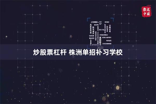 炒股票杠杆 株洲单招补习学校